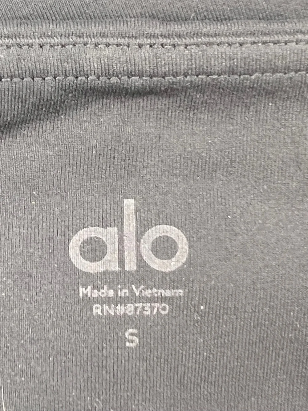 Alo Yoga Leggings Womens Small Gray Moto Mesh Panel contrast Compression Gym